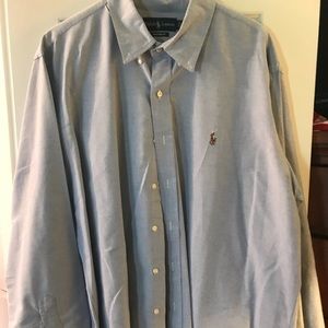 Ralph Lauren men’s light blue button down polo